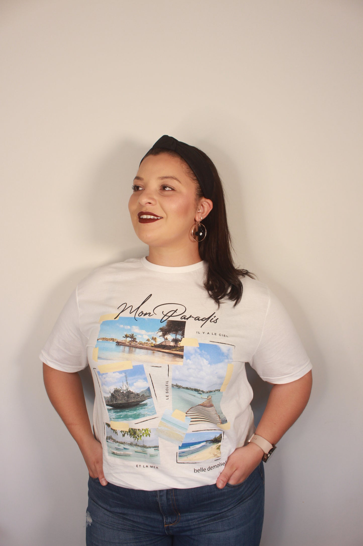 MON PARADIS PRINT T-SHIRT