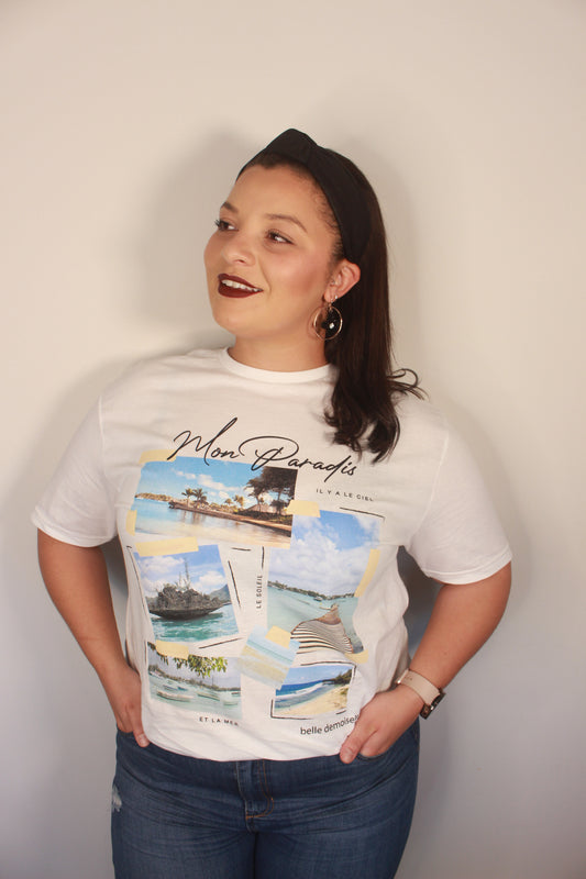 MON PARADIS PRINT T-SHIRT
