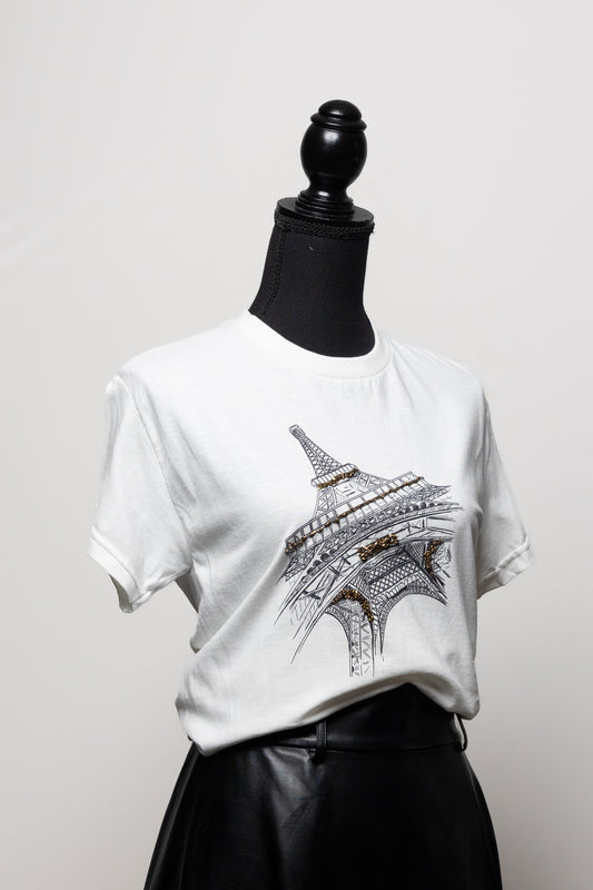 PARIS PRINT T-SHIRT